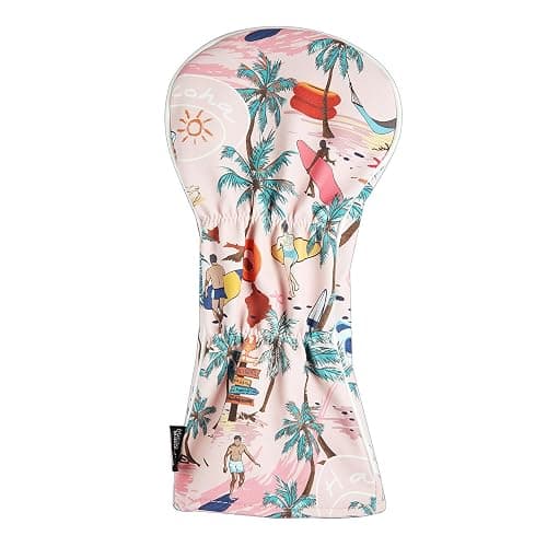 SHABIER Pink Golf Head Cover Aloha Tropical Hawaii Surf Beach for Driver/Fairway/Hybird Club thumbnail 4