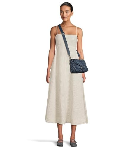 Coach Soft Tabby Shoulder Bag in Signature Denim, LH/Deep Blue Multi thumbnail 4