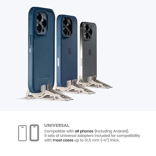GEOMETRICAL Pocket Tripod PROv2 - Card-Size Stand, for iPhone, Oyster Grey Universal Kit thumbnail 4