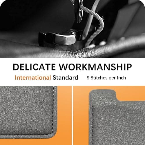 Leather Phone Card Holder, 2-Pack Stick-On Wallet for iPhone, Samsung - Pink thumbnail 7