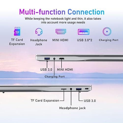 2025 Gaming Laptop,15.6 Inch Laptop Computer, Win 11 Pro Laptops N95 Processor (Up to 3.4GHz) 16GB 512GB SSD, Laptops Gamer 180 Angle Opening Backlit Keyboard Fingerprint Unlock FHD IPS 1920 * 1080 thumbnail 5