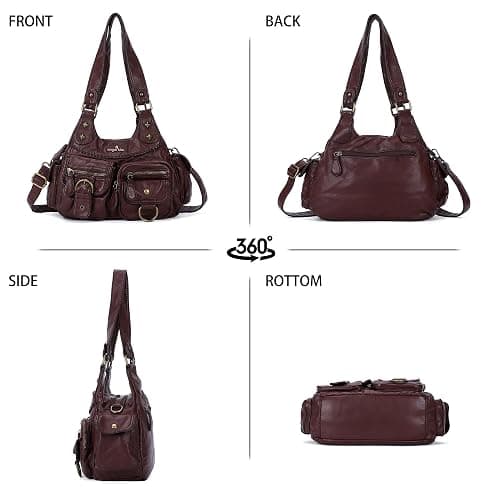 Angel Kiss Hobo Bags for Women Shoulder Bag Shoulder Purses and Handbags Vegan Leather Hobo Handbags Crossbody Bags thumbnail 7