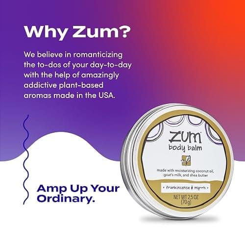 Zum Indigo Wild Body Balm - Body Moisturizer for Women & Men - Includes Goat's Milk, Shea Butter & More - Natural Skin Moisturizer - Frankincense & Myrrh - 2.5 oz thumbnail 6