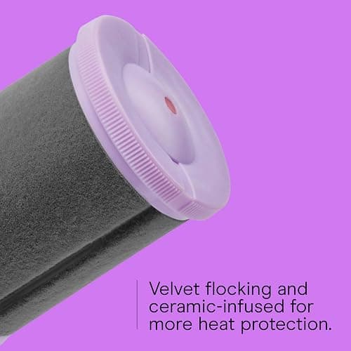 Conair Hot Rollers for Long, Medium & Short Hair, 12 Ceramic Flocked 1½-Inch and 1¾-Inch Heated Hair Rollers with Clips, Hot Curlers for Women, Volume & Curls, Amazon Exclusive thumbnail 3