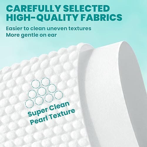 MEDUWEDU Ear Cleaner Finger Wipes 60 Counts, Dog Ear Cleaner, Grooming Kit Care for Dogs and Cats, Soft & Easy Otic Cleaning Pads, Remove Wax, Dirt & Stop Smelly, Itchy, Non-Irritating, Coconut Scent - Coconut - 1.5" 60pcs thumbnail 6