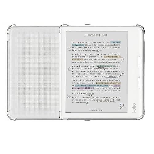 Stianiiie Coque pour Kobo Libra 2 / Libra Colour 7" Housse avec Coins renforcés Étui pour Libra 2 Ereader Libra Colour Étui - Image 1