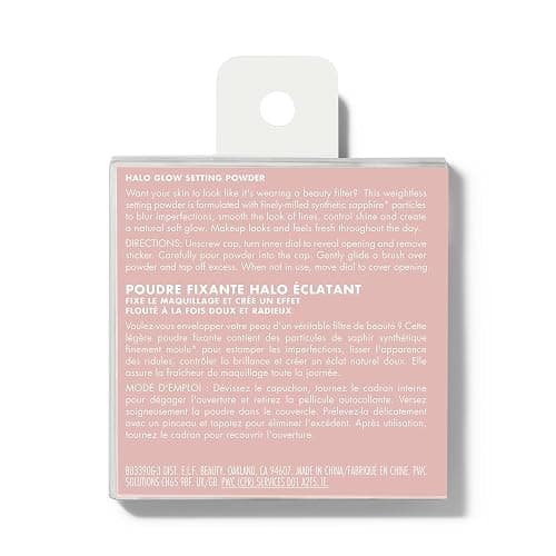 e.l.f. Halo Glow Setting Powder, Silky, Weightless, Blurring, Smooths, Minimizes Pores and Fine Lines, Creates Soft Focus Effect, Light, Semi-Matte Finish, 0.24 Oz thumbnail 2