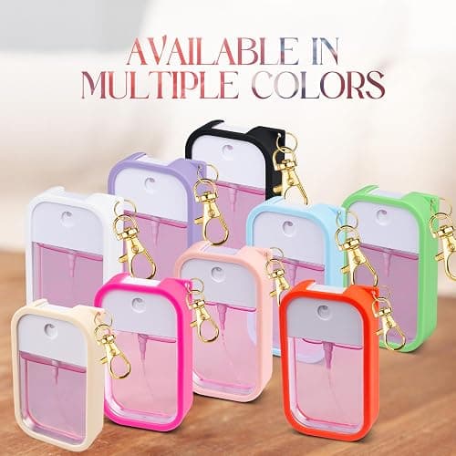 TERPINK Silicone Case Compatible with Touchland Hand Sanitizer Spray, Protective Case with Keychain for Power Mist and Glow Mist 1 fl oz, Hand Sanitizer Spray Accessory (Black, 1 Pack) thumbnail 4