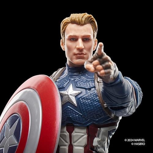 AVENGERS Marvel Legends Series Captain America, Endgame Collectible 6 Inch Action Figure thumbnail 3