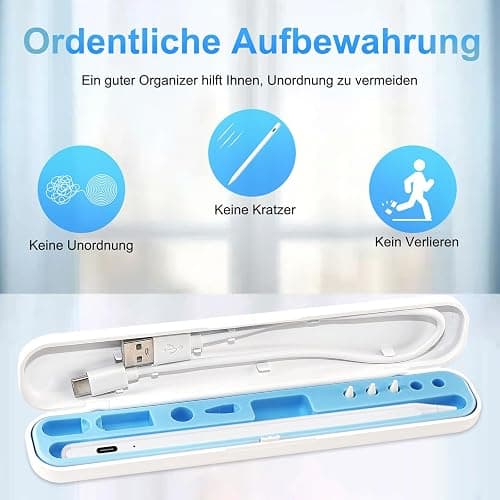 Stift für Apple iPad 2018-2025 mit Schnellladeleistung, Palm Rejection und Neigungssensitivität Pencil für ipad kompatibel mit i Pad 11/10/9/8/7/6, Pro M4/12.9/11/13" Gen, Air 3/4/5/M2/M3, mini 7/6/5 thumbnail 4