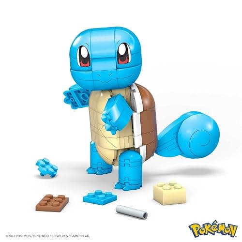 MEGA Pokémon Building Toys Set Build & Show Squirtle with 199 Pieces, Articulated and Poseable, 4 Inches Tall, for Kids thumbnail 3