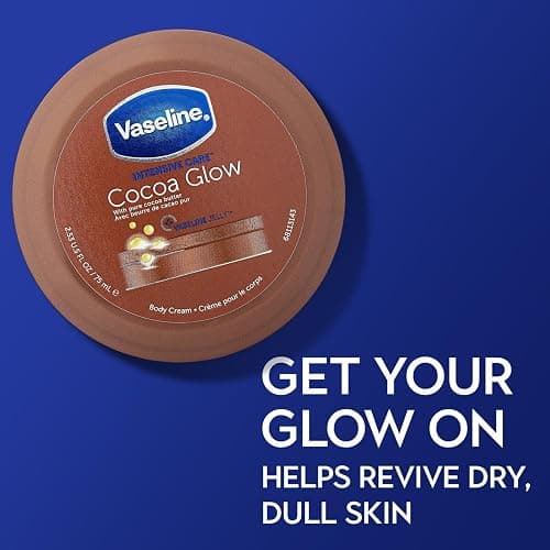 Vaseline Cocoa Glow 12-Pack – Intensive Care Body Cream, Moisturizer, 2.53 Oz Ea thumbnail 3