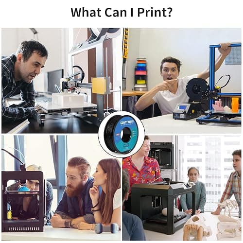 GIANTARM TPU Filament 1.75mm Flexible Soft 3D Printer Consumables Black,95A 1kg Spool (2.2 lbs.), Dimensional Accuracy +/- 0.05 mm thumbnail 7