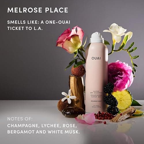 OUAI Super Dry Shampoo - Travel Size - Melrose Place (2 Oz) | Volumizing Dry Shampoo, Absorbs Oil, Dirt & Sweat, Blends Seamlessly with Zero Residue, Long-Lasting Scent thumbnail 6