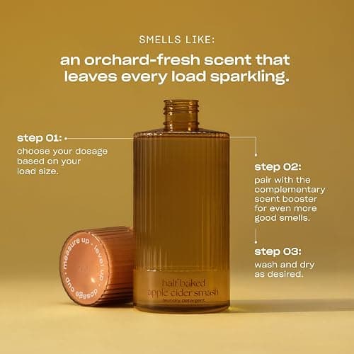 Snif Apple Cider Scented Liquid Laundry Detergent, Non-Toxic, 32 Loads, 16oz thumbnail 2
