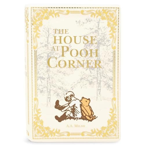 Steel Mill & Co Original Book-Shaped Decorative Vase, Ceramic Vases for Home Decor, Cute Bookshelf Decor, Unique Vase for Book Lovers (Large - The House at Pooh Corner) thumbnail 6