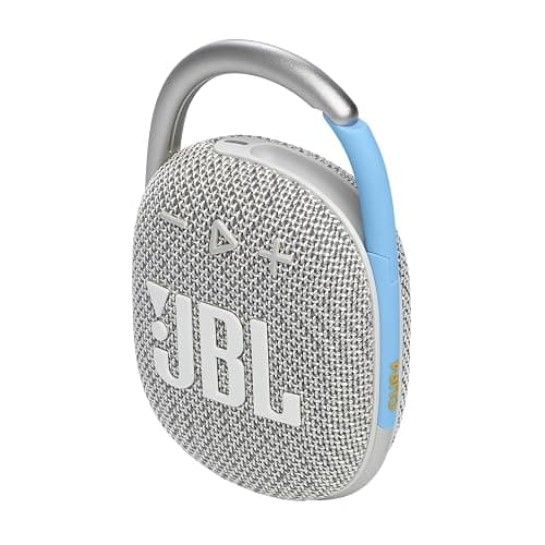 JBL Clip 4 Eco Waterproof Portable Bluetooth Speaker Bundle with gSport Carbon Fiber Case (White) thumbnail 8