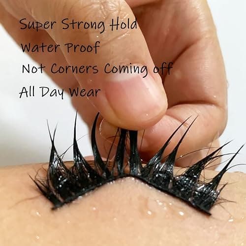 Super Strong Hold Waterproof Latex-Free Eyelash Adhesive - Clear Lash Glue Suitable for Sensitive Eyes - 5ml/0.18oz (1 Pack) thumbnail 3