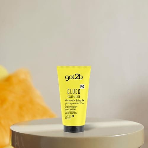 Got2b, Colle Serre, Gel Coiffant Superglue Glued, Gel Waterproof Tenue Longue Duree, Resistant a L'Eau, Fixation Ultime, Formule Vegane, 72% d'ingredients d'origine naturelle, 150ml thumbnail 10