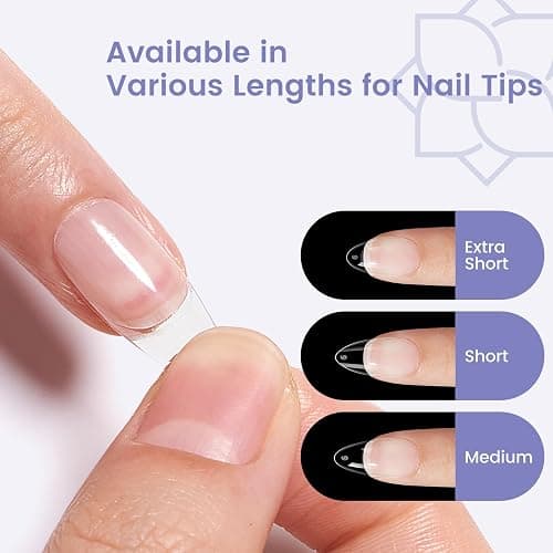Wilfniee Short Almond Nail Tips: 240PCS Soft Gel Pre-Shaped Acrylic Fake Almond Nail Tips with Nail Stand, 12 Sizes Full Cover Clear Press on Nails for Girls Women Nail Art Design thumbnail 6