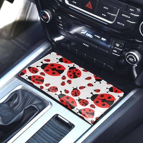 Ladybugs Car Registration and Insurance Holder for Man Woman Leather Vehicle Glove Box Organizer for Essential Documents Automobile Wallet Accessories Case for ID DMV AAA Driver License Cards thumbnail 5