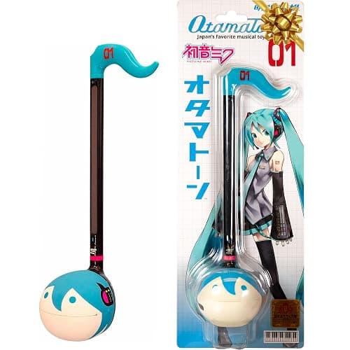 Otamatone Classic Hatsune Miku Vocaloid [Officially Licensed] Japanese Character Electronic Musical Instrument Portable Synthesizer from Japan Maywa Denki for Children Kids and Adults Gift - Image 1