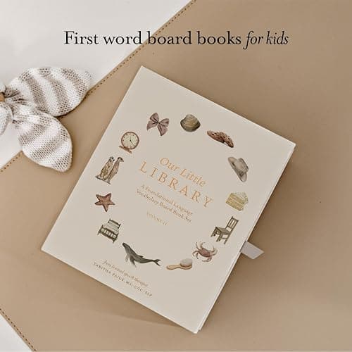 Our Little Library Vol. 2: First 100 Words Board Book Box Set, including Ocean Animals, Safari Animals, Food and Drink, Clothes, and Around the House (Tabitha Paige Children's Book Series) thumbnail 6