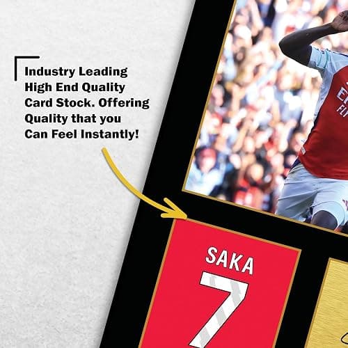 HWC Trading Bukayo Saka Gifts Printed Signed Autograph Picture for Football Fans and Supporters (ID-005052) - A4 Print Only thumbnail 4