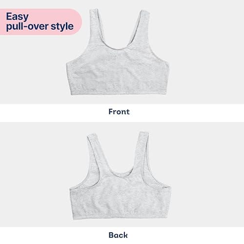 Fruit of the Loom Girl's Big Girls Training Bra Value Packs thumbnail 4