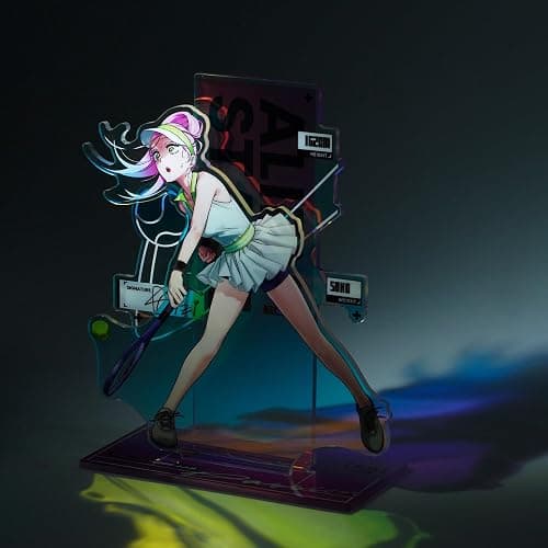 YJacuing Alien Stage Passion Love Series Holographic Acrylic Stand Figure, Official ALNST 3rd Anniversary Collectible Anime Merch (Mizi) | Official, ALNST, 3rd Anniversary Merch, Holographic, Anime Standee, Desk and Shelf Decor thumbnail 2