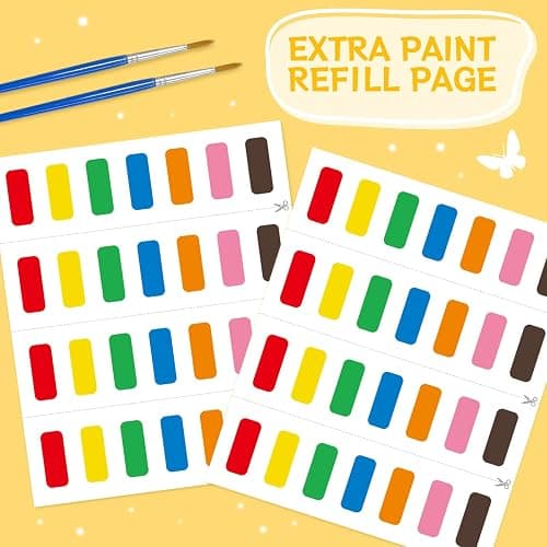 SOCOLER Paint with Water Coloring Books for Toddlers,Mess Free Watercolor Painting Papers for Kids Water Color Paint Kit Art Craft Birthday Gift for Ages 1-3,4-8(Dinosaurs) thumbnail 9