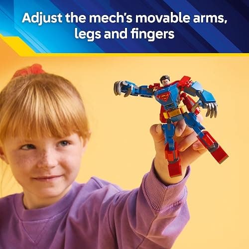 LEGO DC Superman Mech vs. Lex Luthor Building Toy - Superman Toy for Kids, Boys and Girls, Ages 6+ - Buildable Action Figure - Superhero Gift for Birthday - 76302 thumbnail 5