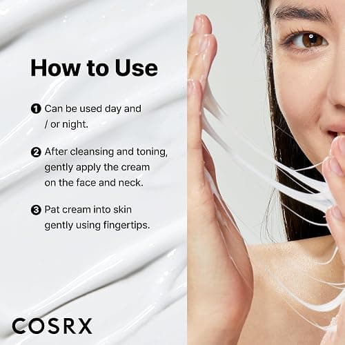 COSRX Snail Mucin 92% Face Moisturizer, 3.52 Oz, Lightweight Moisturing Cream for Soft, Glowy Skin, Korean Skin Care, Korean Moisturizer Face Cream thumbnail 6