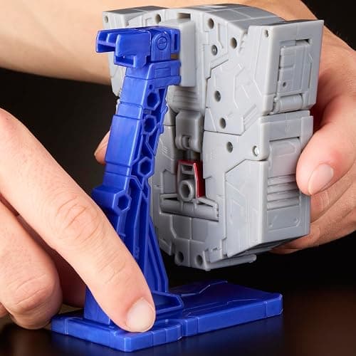 Transformers Icons Optimus Prime 6.75-Inch Voyager Class Action Figure that Converts to Autobot Logo Symbol, Display Stand, Robot Toys for Ages 8+ thumbnail 8