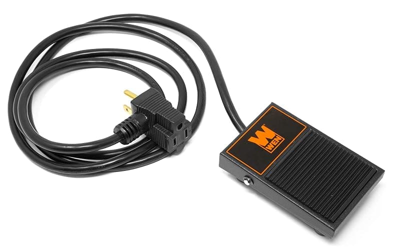 WEN WA0392 120V 15-Amp Momentary Power Foot Pedal Switch for Woodworking - Image 1