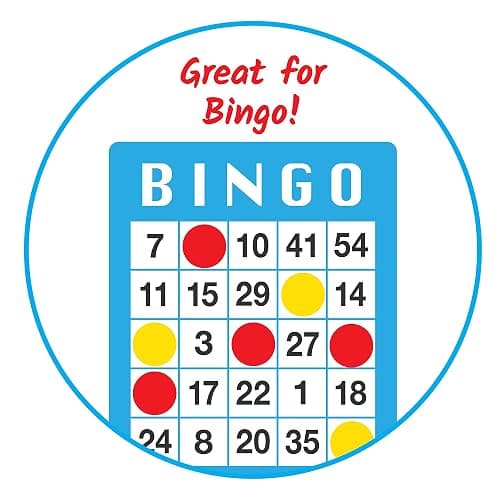 hand2mind Foam Two-Color Counters, Red and Yellow, Manipulatives, Chips, Math Bingo, 200 Count thumbnail 3