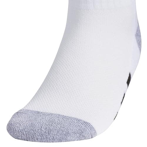 adidas Kids Cushioned Quarter Ankle Socks for Boys and Girls (6 Pairs) Durable & Comfortable thumbnail 2