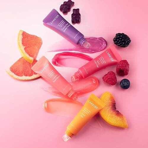 LANEIGE Lip Glowy Balm, Peach: Sheer Tinted Lip Moisturizer with Shea Butter, for Hydrating Shine & Soft Lips thumbnail 6