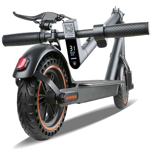 Electric Scooter, 500W Motor, Up to 17-20MPH &19-21 Miles, Commuter Escooter, Foldable E-Scooter for Adults with APP and Dual Braking System Escooter（Orange/Grizzly/Black） - Image 1