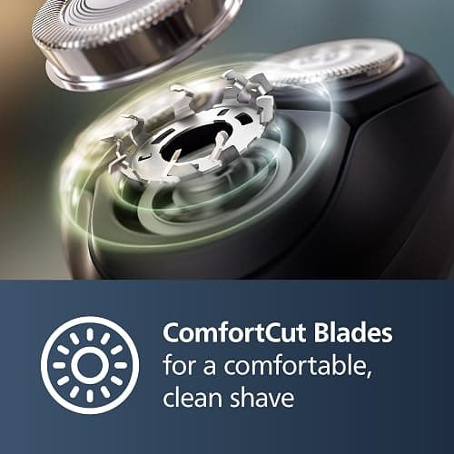 Philips Norelco Shaver 2400 Series, Wet and Dry Electric Shaver, Pop-up Trimmer, P-Cap, Deep Black, Model X3001/90 thumbnail 3