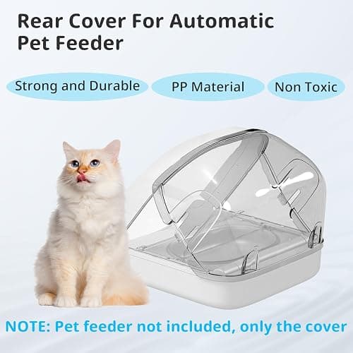 Rear Cover for Automatic Microchip Cat Pet Feeder thumbnail 3