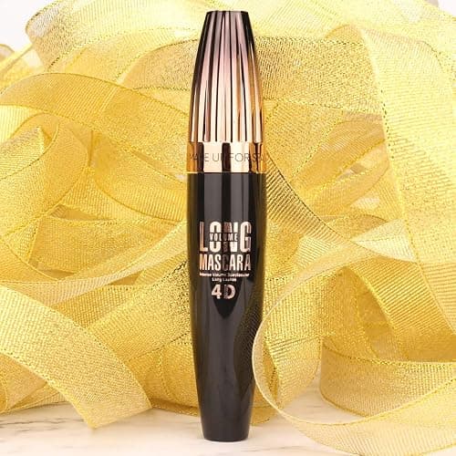 4D Silk Fiber Eyelash Mascara - Black, Extra Long & Thick, Waterproof & Smudge-Proof thumbnail 7