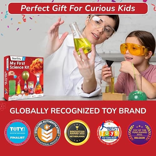 Smartivity My First Science Experiment Kit for Kids Ages 6, 7, 8, 9, 10, 11, 12 Years | 50+ Experiments I Christmas, Birthday Gift I Science Projects for Boys & Girls, STEM Toys for 6 to 12 Years thumbnail 7