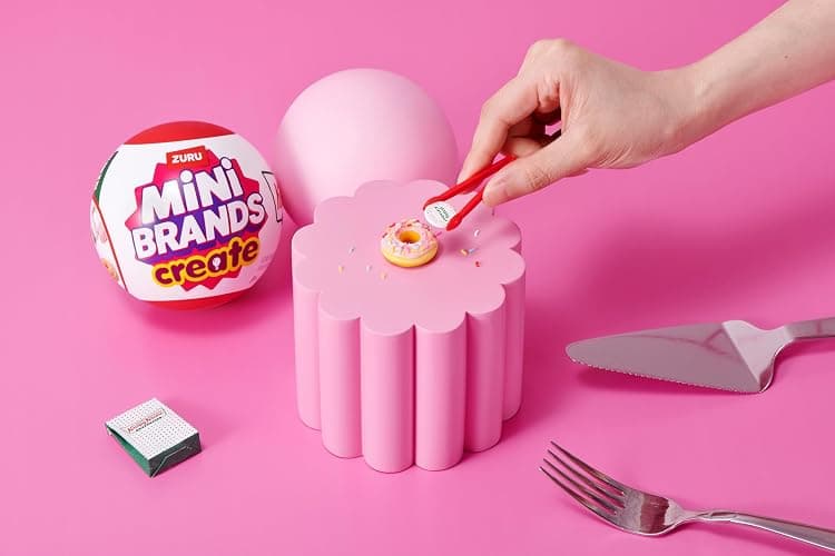 Mini Brands Create Krispy Kreme Create Serie 1 Kapsel von ZURU – Minis zum Sammeln, Blindverpackung, DIY, Neuheit, Harz zum Spielen, Mini-Lebensmittelnachbildungen, ab 14 Jahren thumbnail 6