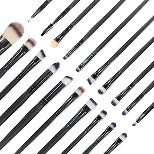 EmaxDesign 20 Pieces Makeup Brush Set Professional Face Eye Shadow Eyeliner Foundation Blush Lip Makeup Brushes Powder Liquid Cream Cosmetics Blending Brush Tool thumbnail 2