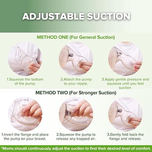 haakaa Manual Breast Pump for Breastfeeding, Silicone, Clear 4oz/100ml thumbnail 4