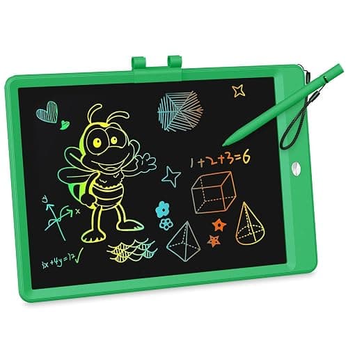 KOKODI LCD Writing Tablet, 10 Inch Colorful Toddler Doodle Board Drawing Tablet, Erasable Reusable Electronic Drawing Pads, Educational and Learning Toy for 3-6 Years Old Boy and Girls(Green) - Image 1