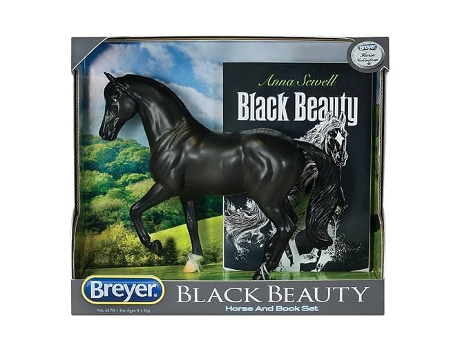 Breyer Classics Black Beauty Horse and Book Set (1:12 Scale), 8 years and up thumbnail 4