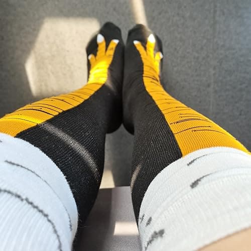 Chicken Leg Socks for Women Men Funny Novelty Crazy Sock White Elephant Gifts for Adults Gag Gift Chicken Feet Socks thumbnail 6