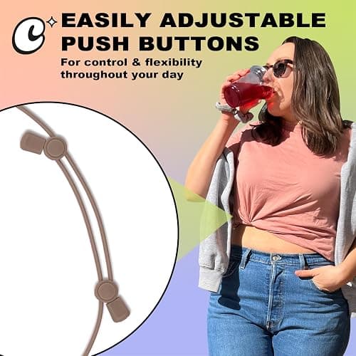 Croptuck Original Adjustable Crop Tuck Waist Band Tool for Tucking Shirt and Sweater Top Size thumbnail 2